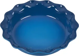Блюдо керамическое для пирога Le Creuset Stoneware, 23 см, синий
