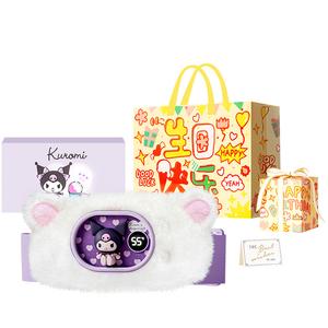 Пояс для согревания живота Cute Plush APP Smart Remote Control, умный цифровой дисплей YP N05S Sanrio, yp-n05s фиолетовый-display version (happy birthday handcrafted box)