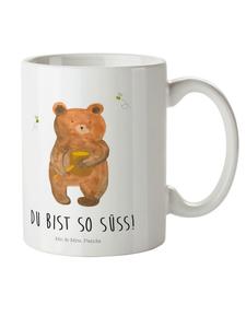 Детская кружка "Медвежонок" с надписью на белом фоне Mr. & Mrs. Panda