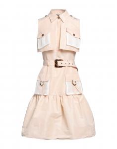 Платье миди Elisabetta Franchi, бежевый