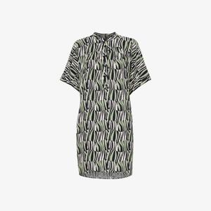 Мини-Платье с рисунком в шахматную клетку и тигровым узором Whistles, зеленый