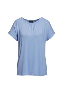 Удобная рубашка с круглым вырезом из блестящего качественного материала. Goldner, синий