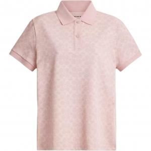 COACH SS25 Polo Shirt женская розовая