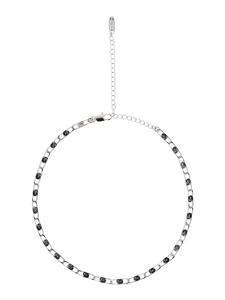 Faina Женская цепочка-колье из серебра