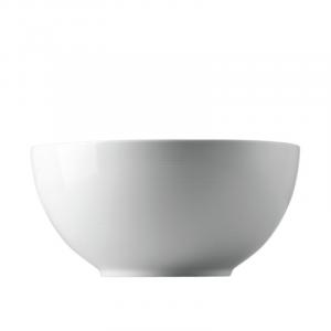 Лофт Белая миска круглая низкая 23 см Thomas, белый
