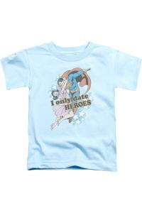 Футболка с коротким рукавом DC Comics Fickle для малышей Gildan, светло-голубой