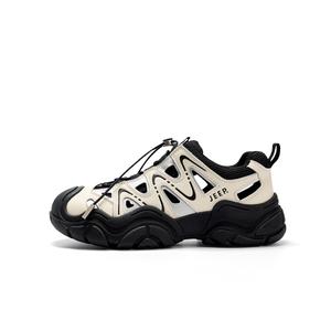 Поддерживающие легкие повседневные туфли с низким верхом и увеличенным отскоком для женщин JEEP SPIRIT, Black