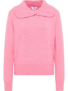 Женский вязаный свитер розового цвета myMo