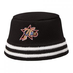 Mitchell Ness Хлопковая шляпа-ведро унисекс черная, Black