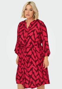 Платье ONLY Carmakoma CARBERIET MIDI, Hibiscus/Red