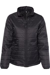 Женская стеганая куртка Independent Trading Co Independent Trading Co., черный