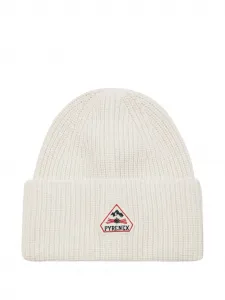 Шапка с нашивкой-логотипом Pyrenex, белый