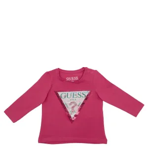 Блузка стандартного кроя Guess, фуксия