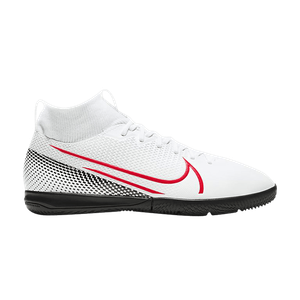 Бутсы Nike Mercurial Superfly 7 Academy IC GS 'White Crimson', белый