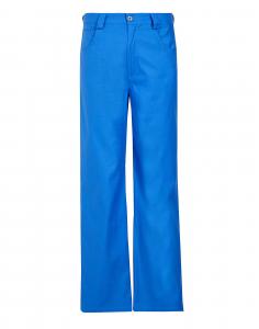 Брюки Cotton Wide Leg Trousers 8 By Yoox, ярко-синий