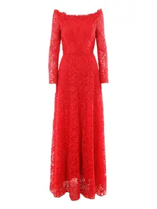 Кружевное вечернее платье VALENTINO GARAVANI, красный