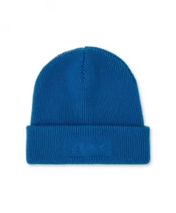 Шапка Bluette, связанная из сверхтонкой мериносовой шерсти. Iceberg, синий