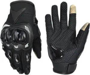 Мотоциклетные перчатки, перчатки для мотоспорта, жесткие перчатки, мужские водительские перчатки с сенсорными пальцами, износостойкая, дышащая ткань, аксессуары для вождения во время занятий спортом, шоссейных гонок, Grau