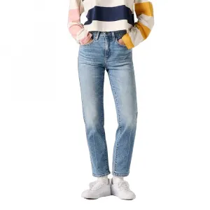 Джинсы Levi's 724 Straight Med high waist, синий