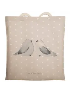 Шоппер Mr. & Mrs. Panda, серый пастельный