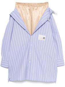 Maison MIHARA YASUHIRO юбка-рубашка миди, синий