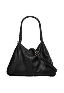 Шопер, натуральная кожа, сделано в Италии Samantha Look, черный