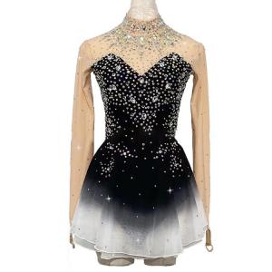 ICE WING SNOW LION Индивидуальные платья для фигурного катания для детей и взрослых, юбки для выступлений и экзаменов, костюмы для соревнований по фигурному катанию для женщин