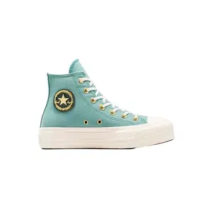 Кроссовки Converse Chuck Taylor All Star Lift Platform Gold, синий