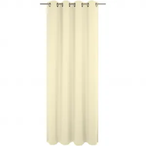Штора Sunday с люверсами, 1 шт., по мерке Wirth, кремовый
