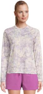 Женская футболка Columbia Super Tidal с длинным рукавом, Lavender Pearl Seamoss