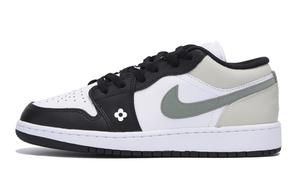 Детские кроссовки для скейтбординга Air 1 LOW Top для подростков Jordan, белый/серый