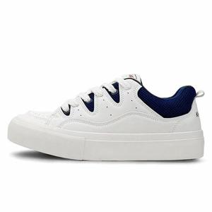 Нескользящие и износостойкие легкие низкие мужские кроссовки для скейтбординга KAISER, Beige Blue