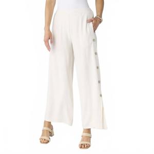 Реми Брюки с боковой пуговицей - плюс сайз, натуральный цвет COCO + CARMEN