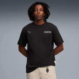 Мужская футболка с символикой автоспорта Scuderia Ferrari Puma, черный