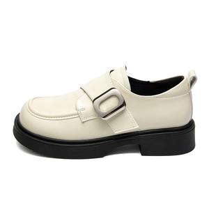 ZHR Лоферы женские черно-бежевые бежевые, цвет Beige