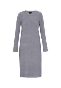 Вязаное платье DreiMaster Klassik Classic, серый