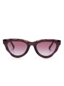 Chloé Eyewear солнцезащитные очки в оправе 'кошачий глаз', фиолетовый