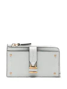 Кожаный кошелек с пряжкой Chloé, синий