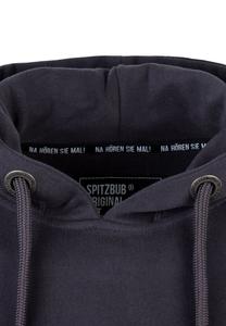 Толстовка с капюшоном LUDIS Spitzbub, антрацит