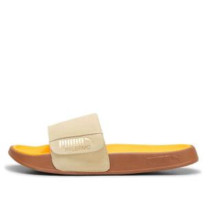 Тапочки leadcat 2.0 palermo foil slides 'creamy vanilla gold tangerine-gum' Puma, мультиколор