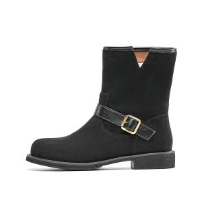 Ботильоны женские черные EBLAN