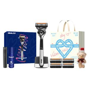 Фенг Инь Чжи Шун серия мужские инструменты для бритья Gillette, серебристо-синий