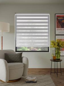 Рулонная штора день-ночь John Lewis, White