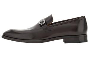 Ferragamo Кожаные мокасины с бляшкой Ганчини