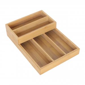 Набор столовых приборов из 2 предметов Relaxdays, светло-коричневый