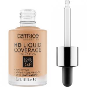 Catrice HD Liquid Coverage Foundation 30 мл — № 046 Camel Beige — веганский, безмасляный, водостойкий