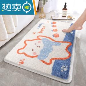 Budis Ковер 80х160 см из искусственной шерсти с мишкой для ванной/спальни, у входа