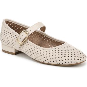 Женские балетки Lifestride Cameo Flat из искусственной кожи цвета латте с круглым носком Mary Jane GAL1606 Lifestride, белый