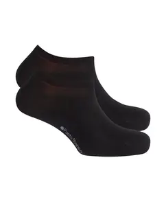 Набор из 2 пар черных мужских носков из мерсеризованного хлопка Banana Punto Blanco