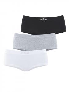 Copenhagen Studios Трусики черного, белого и светло-серого цвета